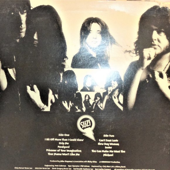 1975 Suzi Quatro YOUR MAMA WON'T LIKE ME Record LP Aristo Record #AL4035 Vinyl - Picture 4 of 4